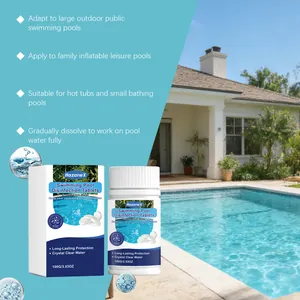 HozoneX swimming pool disinfection tablets for clear water in outdoor backyard pools