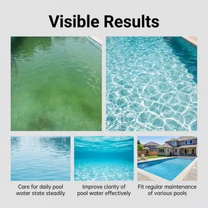 Pastillas JAYSUING para piscinas: el agua verde se vuelve azul cristalina y pura