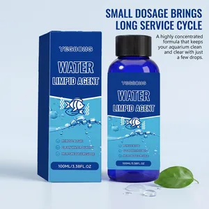 YEGBONG aquarium water limpid agent with 100ml concentrated formula bottle and box