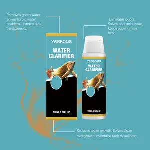 Aquarium Wasserklärer 100ml zur Entfernung von grünem Wasser und Gerüchen.