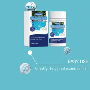 HozoneX swimming pool cleaning tablets for daily pool maintenance and water clarity