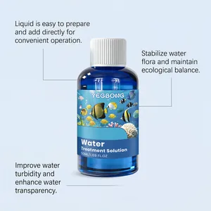 YEGBONG 50ml soluzione trattamento acqua per acquari per migliorare chiarezza ed equilibrio