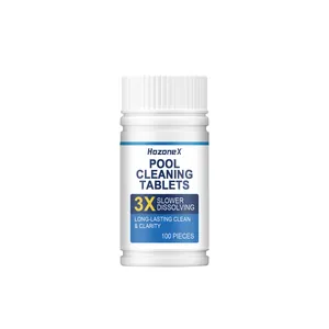 Pastillas de limpieza para piscinas HozoneX de 100 unidades para control de algas