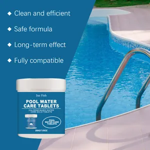 Tabletas de cloro para el cuidado del agua para limpieza y mantenimiento de piscinas