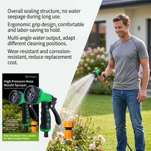 Detailansicht der Hochdruck-Gartenspritze mit mehreren einstellbaren Sprühbildern