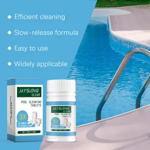 Jaysuing pool cleaning tablets 100g for swimming pool water maintenance and care