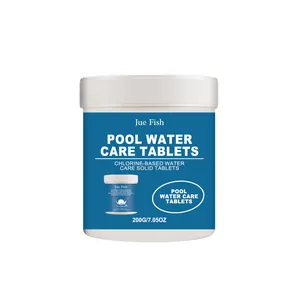 Tabletas de cloro Jue Fish para el cuidado y mantenimiento eficaz de piscinas residenciales