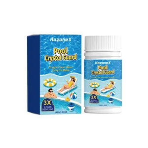 Pastillas de limpieza HozoneX Pool Crystal Guard para el mantenimiento de agua de piscina cristalina