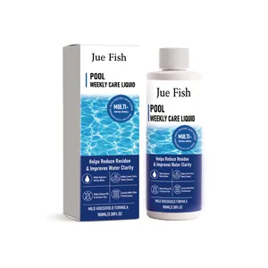 Jue Fish Pool Weekly Care Liquid 100ml set with packaging box for water clarity
