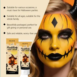 Detailansicht von Halloween Gesichts- und Körperbemalung Creme und Effekt