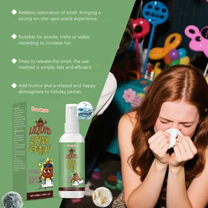Detailed features and usage of Dowmoo liquid stink spray for party pranks and jokes