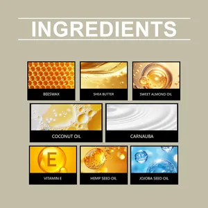 Detaillierte Liste natürlicher Inhaltsstoffe für Lederpflegebalsam mit Bienenwachs