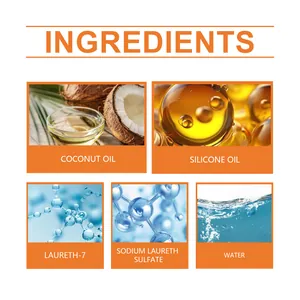 List of cleaning ingredients for Jaysuing white shoe cleaner with coconut oil