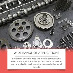 Professional threadlocker adhesive for metal bolts, gears, and industrial parts protection