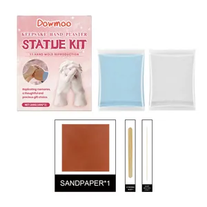 Professional DIY hand plaster statue kit for 3D hand mold reproduction by Dowmoo