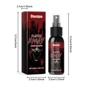 Dimensioni dettagliate per lo spray al plasma professionale di Halloween da 50 ml con scatola