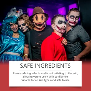 Dettaglio sugli ingredienti sicuri e non irritanti per il sangue finto di Halloween