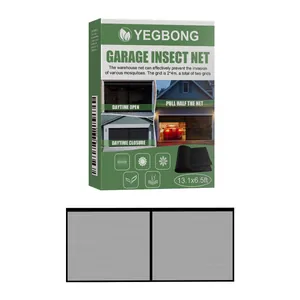 YEGBONG Garage Insect Net Screen 13.1x6.5ft featuring packaging and mesh view