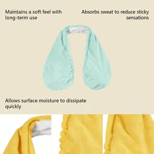 Soft absorbent microfibre sports towel pad for sweat relief and comfort during workout