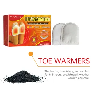Detailed view of JAYSUING toe warmers packaging and inner heating material