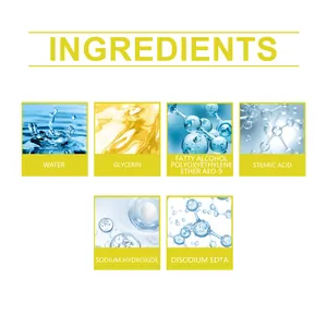 Ingredient list of shoe cleaning cream featuring glycerin and fatty alcohol ether.