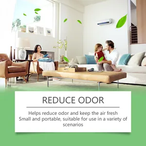 Detailed view of Jue Fish air freshener benefit for odor reduction in living rooms