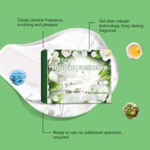Jue Fish jasmine solid air freshener gel features for long-lasting indoor fragrance