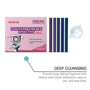 Detail view of Jakehoe toilet fragrance cleaning sticks with deep cleansing formula