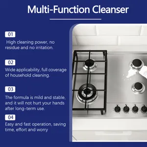 Ventajas del limpiador doméstico multifuncional para desengrasar la cocina y fogones