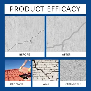 Detailed comparison of waterproof sealant effectiveness on cracked walls and roof tiles