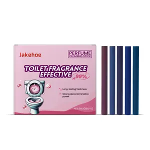 Jakehoe perfume toilet cleaning sticks set with 5 fragrance bars in various blue tones