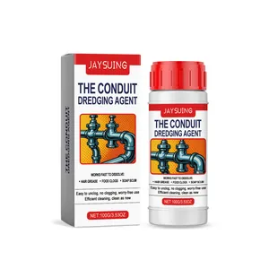 Professional Jaysuing 100g conduit dredging agent for hair grease and food clogs removal