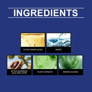 Detailed view of air purifier spray ingredients like plant extracts and amino acids