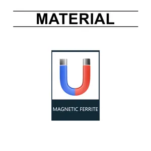 Detailed graphic showing magnetic ferrite material for educational magnetic chess