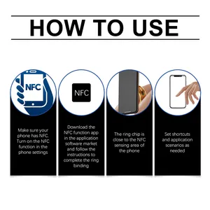 Schritt-für-Schritt-Anleitung zur Verwendung und Kopplung des NFC-Smart-Rings mit dem Handy