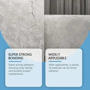 Repair effect of epoxy resin AB adhesive on cracked concrete surface with strong bonding