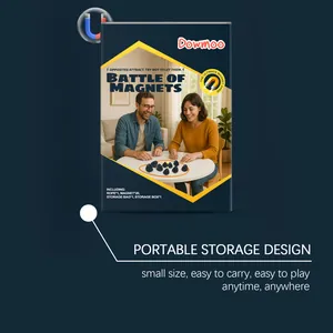 Portable storage box design for Dowmoo magnet battle game, interactive family toy