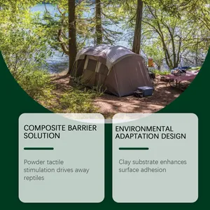 Effectief slangenwerend poeder voor campings en tuinen barrièrebescherming in de buitenlucht