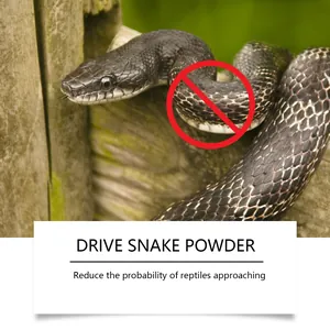 Effectief slangenwerend poeder voor reptielenbescherming in de tuin en camping.