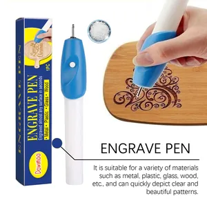 Stylo de gravure électrique DIY pour décorer le métal, le plastique, le verre et le bois