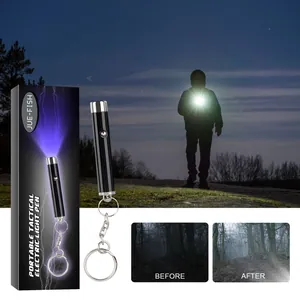 Jue-Fish portable tactical electric light pen keychain with outdoor lighting effect