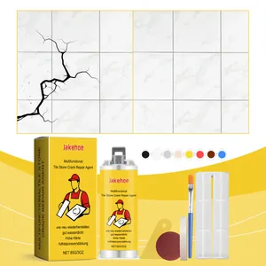 JAKEHOE tile crack repair kit with 8 colors for marble and ceramic stone