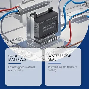 Primer plano de grasa dieléctrica que proporciona sellado impermeable para conexiones eléctricas.