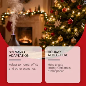 Ätherische Öle Diffusor im weihnachtlichen Wohnzimmer für eine festliche Stimmung
