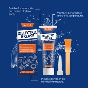Kit de grasa dieléctrica Jue Fish con tubo de 30g, brocha y boquilla para electrónica