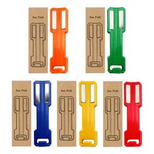 Jue Fish magnetic aerosol can holders in five vibrant colors with original packaging