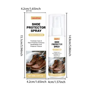 Dimensiones detalladas del spray protector Jakehoe 100ml para nubuck y ante