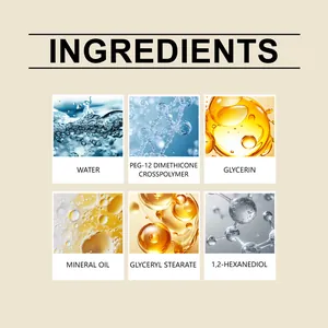 Lista detallada de ingredientes para la crema de cuidado del cuero de Brunizo