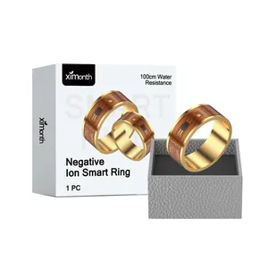 XIMONTH Negativ-Ionen Smart Ring mit NFC-Funktion und 100cm wasserdichtem Design