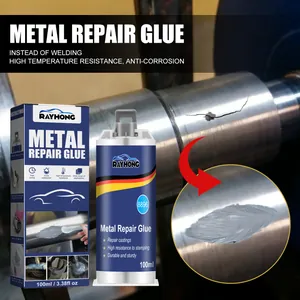 Detailansicht Hochtemperatur-Metallreparaturkleber dichtet Rohrriss ab